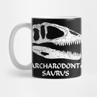 Carcharodontosaurus Fossil Skull Mug